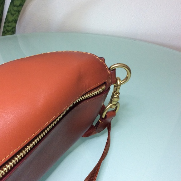 Coach Belt Bag Coated Canvas Signature Monogram Tan Rust Fanny Pack 39937 - Picture 15 of 16